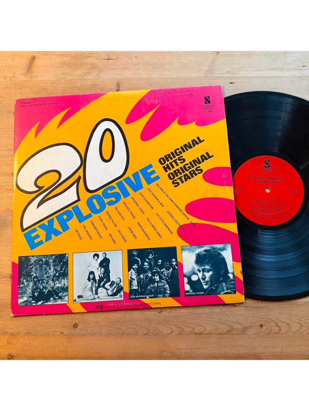 Various - 20 Explosive Original Hits Original Stars 33rpm VG+ VR24